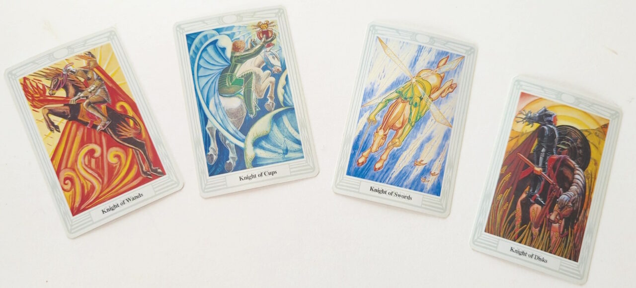 Knights Thoth Tarot Court Cards