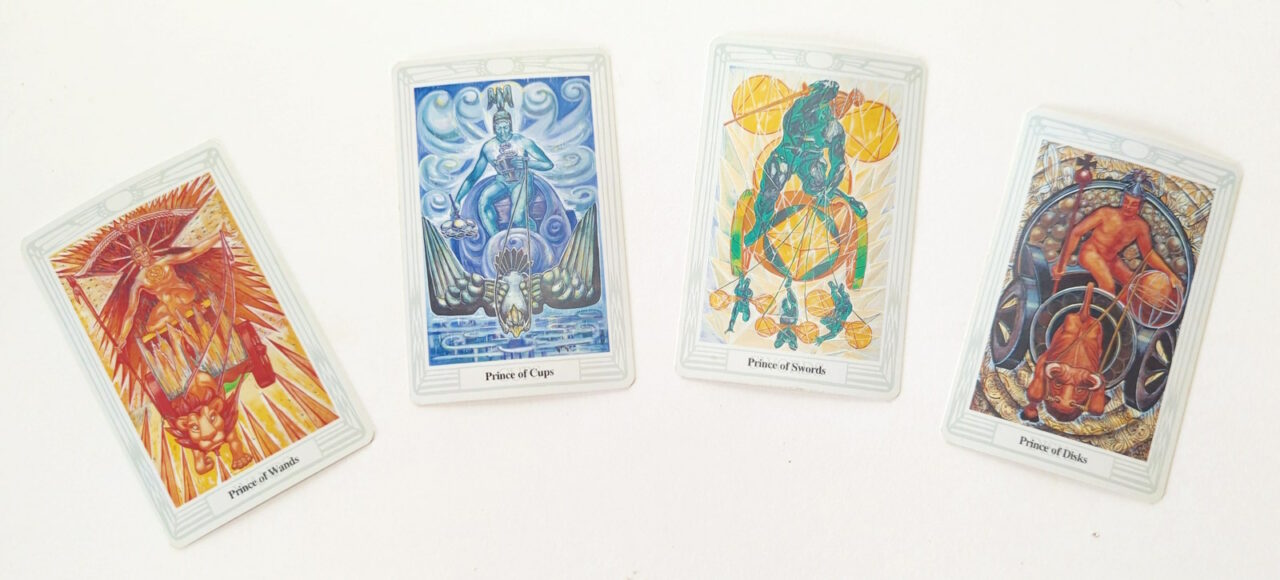 Princes Thoth Tarot Court Cards